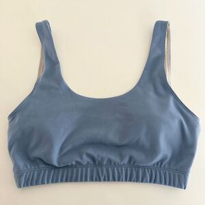Vuori Daily Sports Bra Light Azure Blue Scoop Neck Athletic Women's X-Small XS